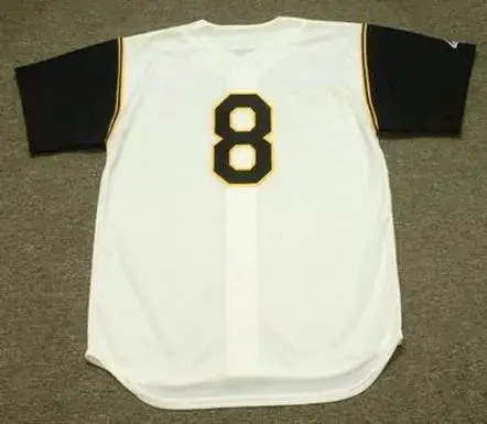 WILLIE STARGELL Pittsburgh Pirates 1966 Majestic Throwback Home Baseball Jersey 