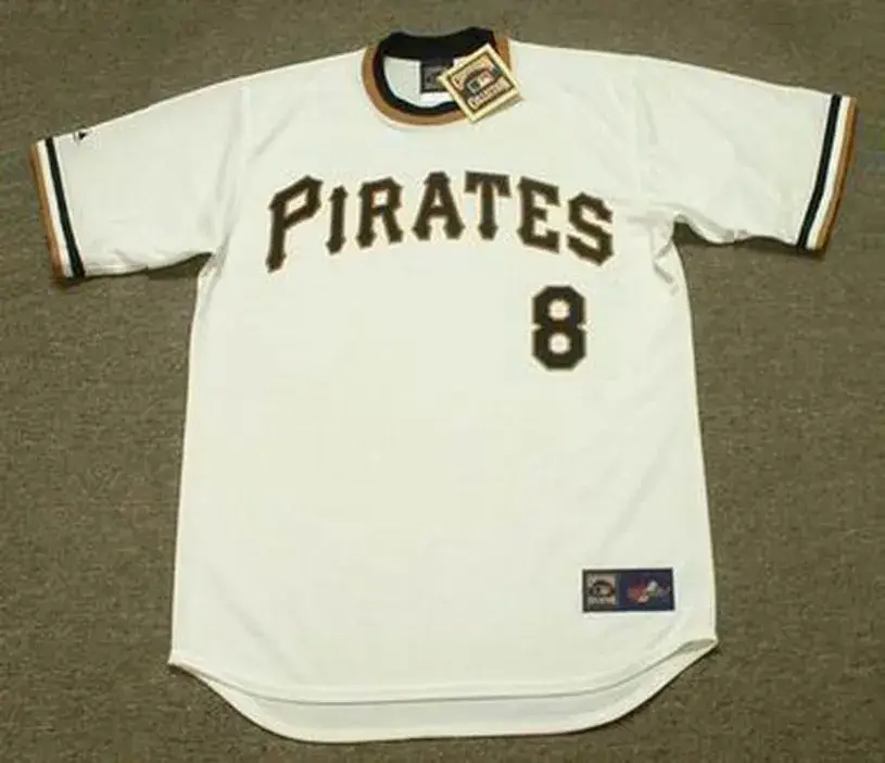 WILLIE STARGELL Pittsburgh Pirates 1971 Home Majestic Throwback Baseball Jersey 