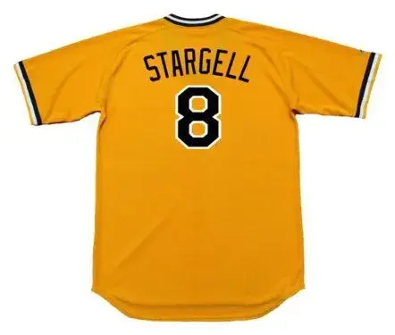 WILLIE STARGELL Pittsburgh Pirates 1979 Majestic Cooperstown Home Baseball Jersey 