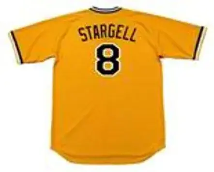 WILLIE STARGELL Pittsburgh Pirates 1979 Majestic Cooperstown Home Baseball Jersey 
