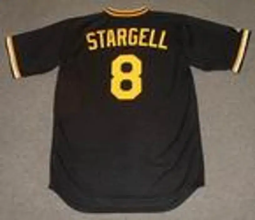 WILLIE STARGELL Pittsburgh Pirates 1979 Majestic Cooperstown Throwback Baseball Jersey 