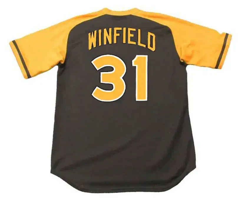 DAVE WINFIELD San Diego Padres 1979 Away Majestic Baseball Throwback Jersey