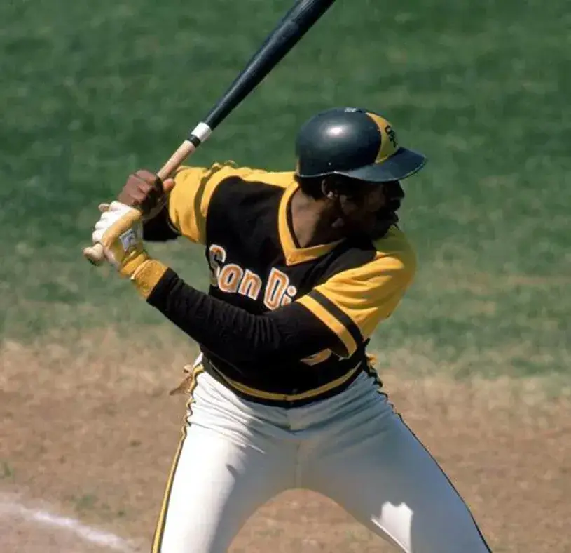 DAVE WINFIELD San Diego Padres 1979 Away Majestic Baseball Throwback Jersey 