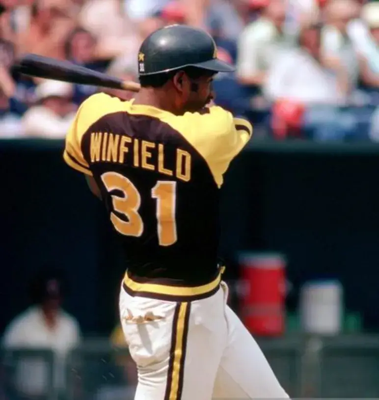 DAVE WINFIELD San Diego Padres 1979 Away Majestic Baseball Throwback Jersey 