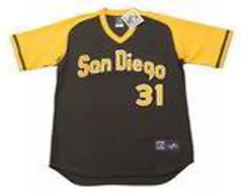 DAVE WINFIELD San Diego Padres 1979 Away Majestic Baseball Throwback Jersey 