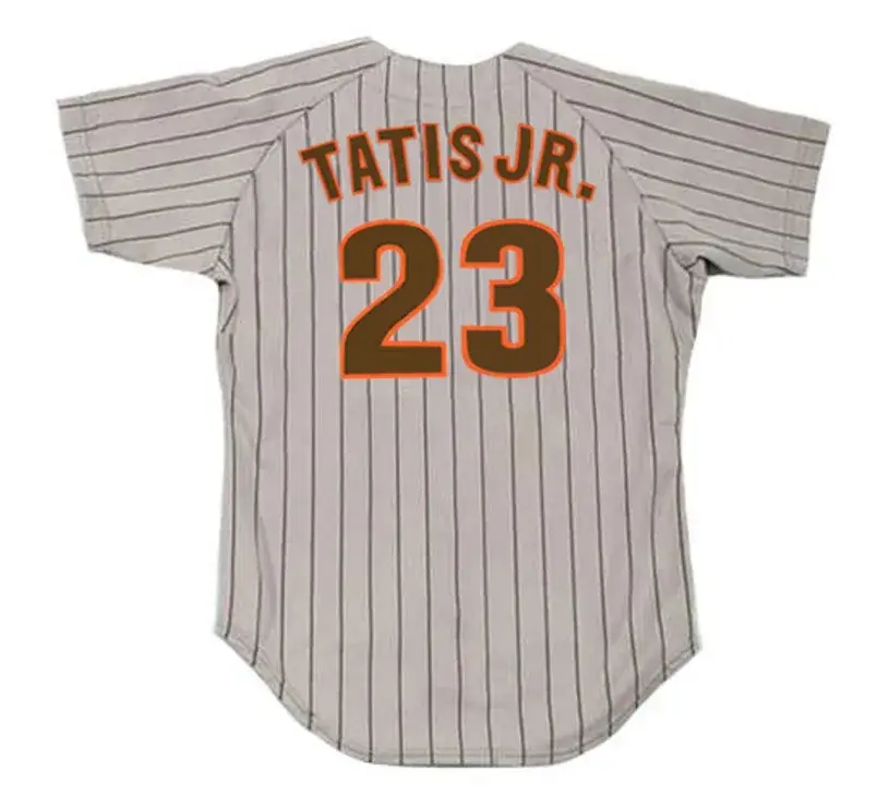FERNANDO TATIS JR. San Diego Padres 1980’s Away Majestic Throwback Baseball Jersey