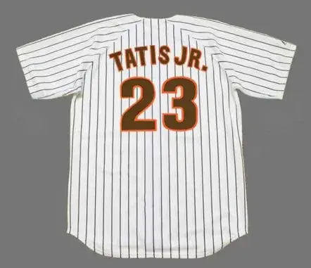 FERNANDO TATIS JR. San Diego Padres 1980’s Home Majestic Throwback Baseball Jersey 