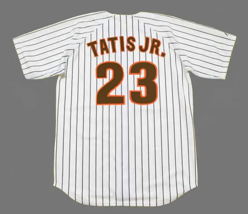 FERNANDO TATIS JR. San Diego Padres 1980’s Home Majestic Throwback Baseball Jersey 
