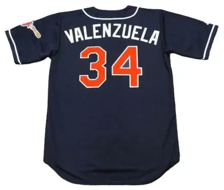 FERNANDO VALENZUELA San Diego Padres 1997 Majestic Throwback Alternate Jersey 