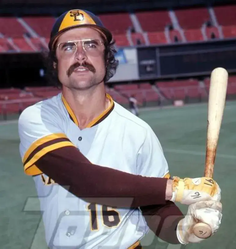 FRED KENDALL San Diego Padres 1974 Majestic Cooperstown Home Baseball Jersey 