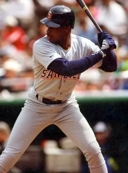 FRED McGRIFF San Diego Padres 1992 Away Majestic Baseball Throwback Jersey 