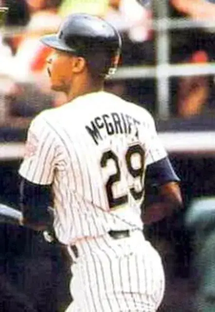 FRED McGRIFF San Diego Padres 1992 Home Majestic Throwback Baseball Jersey 