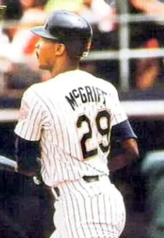 FRED McGRIFF San Diego Padres 1992 Home Majestic Throwback Baseball Jersey 