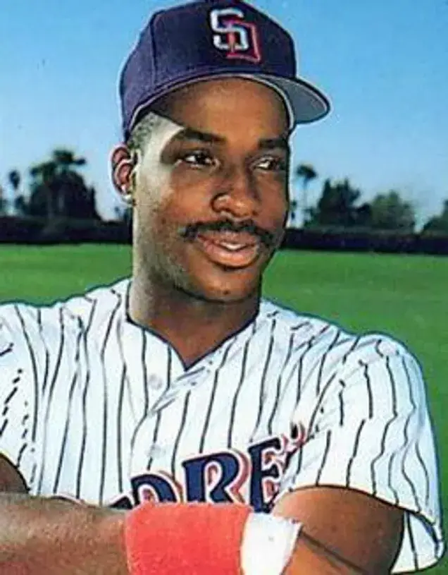 FRED McGRIFF San Diego Padres 1992 Home Majestic Throwback Baseball Jersey 
