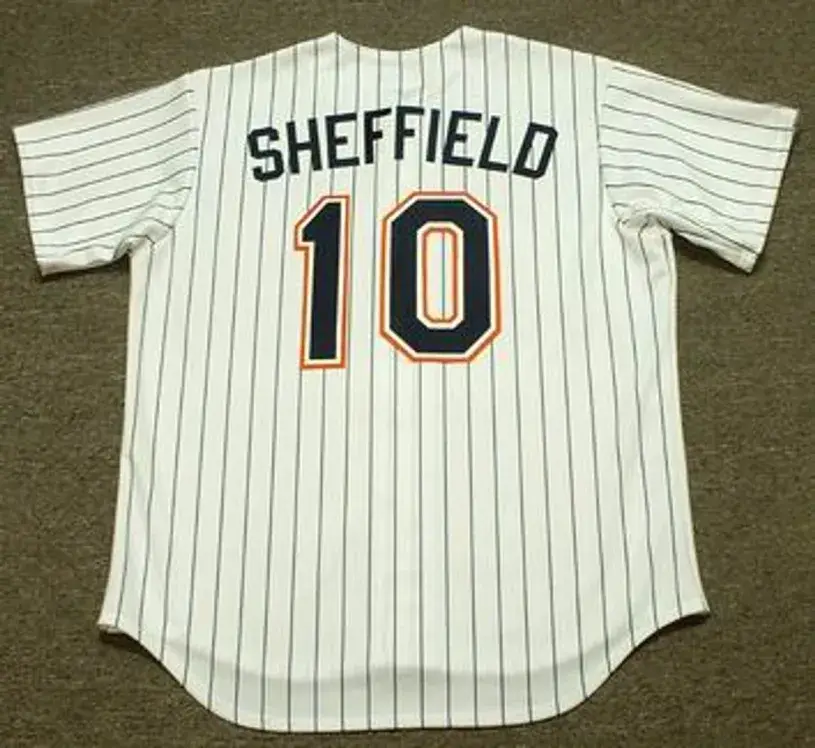 GARY SHEFFIELD San Diego Padres 1992 Home Majestic Throwback Baseball Jersey 