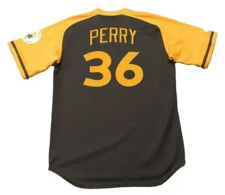 GAYLORD PERRY San Diego Padres 1978 Away Majestic Baseball Throwback Jersey 