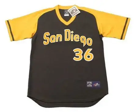 GAYLORD PERRY San Diego Padres 1979 Away Majestic Baseball Throwback Jersey 