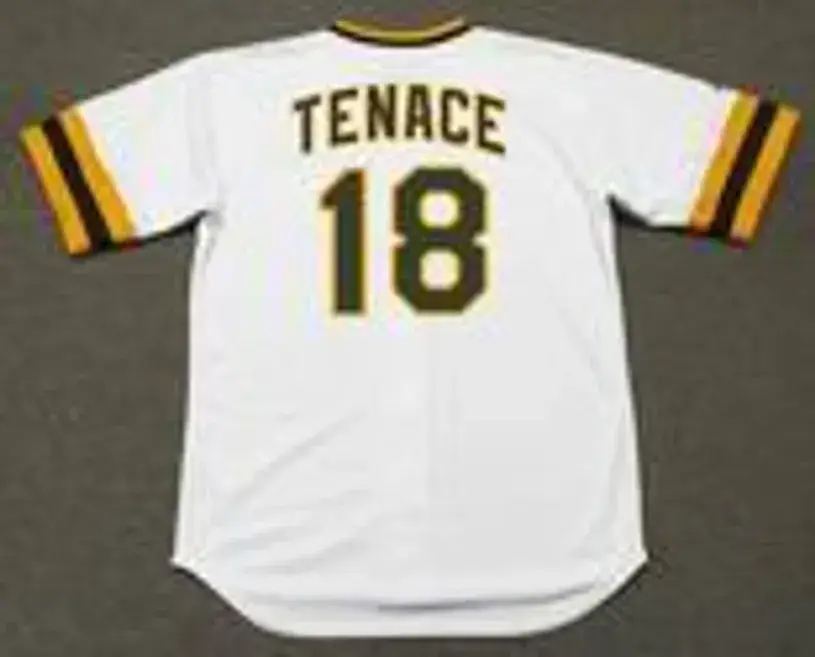 GENE TENACE San Diego Padres 1970’s Majestic Cooperstown Home Baseball Jersey 