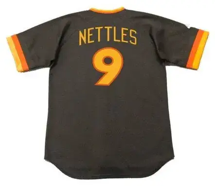 GRAIG NETTLES San Diego Padres 1984 Away Majestic Baseball Throwback Jersey 