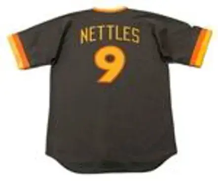 GRAIG NETTLES San Diego Padres 1984 Away Majestic Baseball Throwback Jersey 