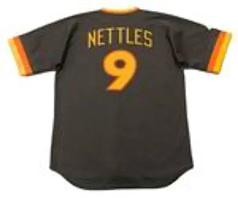 GRAIG NETTLES San Diego Padres 1984 Away Majestic Baseball Throwback Jersey 
