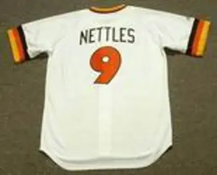 GRAIG NETTLES San Diego Padres 1984 Home Majestic Baseball Throwback Jersey 