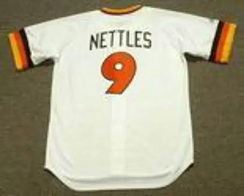 GRAIG NETTLES San Diego Padres 1984 Home Majestic Baseball Throwback Jersey 