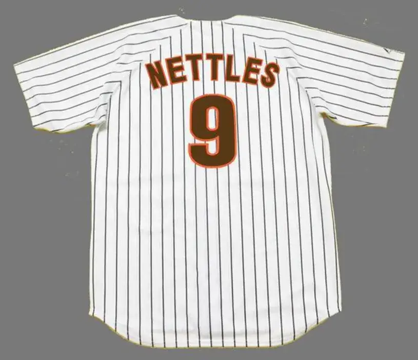 GRAIG NETTLES San Diego Padres 1986 Majestic Cooperstown Throwback Home Jersey 