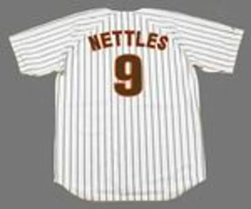 GRAIG NETTLES San Diego Padres 1986 Majestic Cooperstown Throwback Home Jersey 