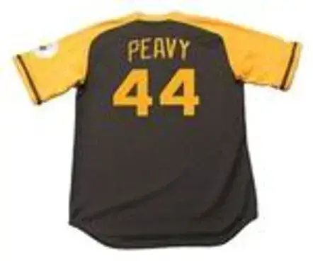 JAKE PEAVY San Diego Padres 1978 Away Majestic Baseball Throwback Jersey 