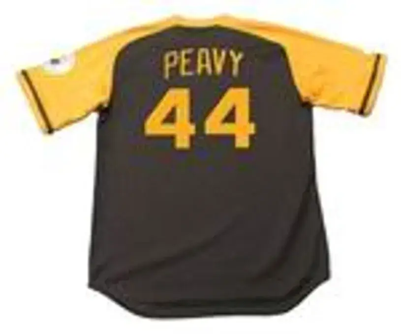 JAKE PEAVY San Diego Padres 1978 Away Majestic Baseball Throwback Jersey 