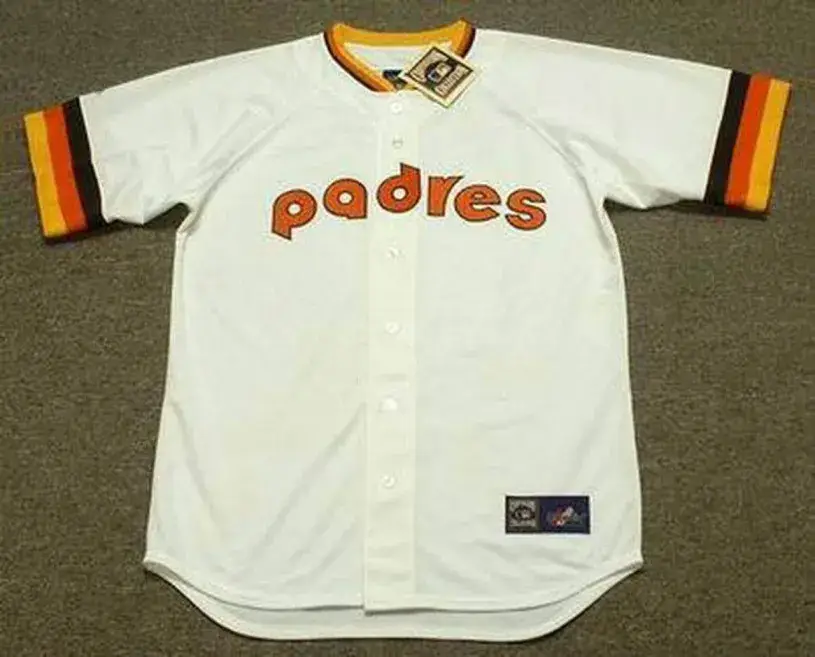 JAKE PEAVY San Diego Padres 1980’s Home Majestic Throwback Baseball Jersey