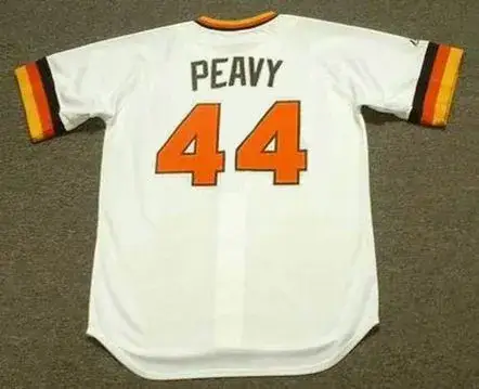 JAKE PEAVY San Diego Padres 1980’s Home Majestic Throwback Baseball Jersey 