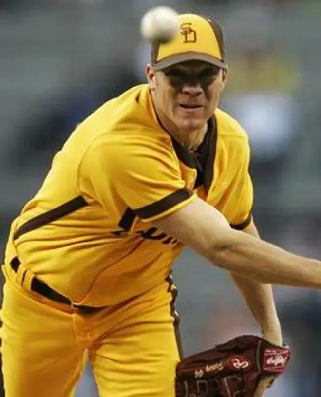 JAKE PEAVY San Diego Padres 1980’s Home Majestic Throwback Baseball Jersey 