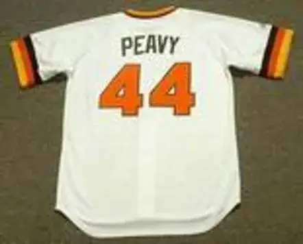 JAKE PEAVY San Diego Padres 1980’s Home Majestic Throwback Baseball Jersey 