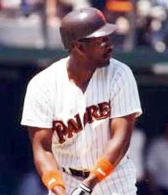 JOE CARTER San Diego Padres 1990 Home Majestic Throwback Baseball Jersey 