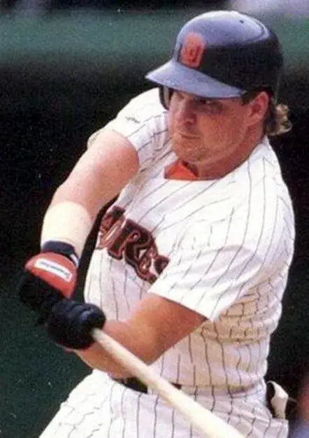 JOHN KRUK San Diego Padres 1988 Home Majestic Throwback Baseball Jersey 