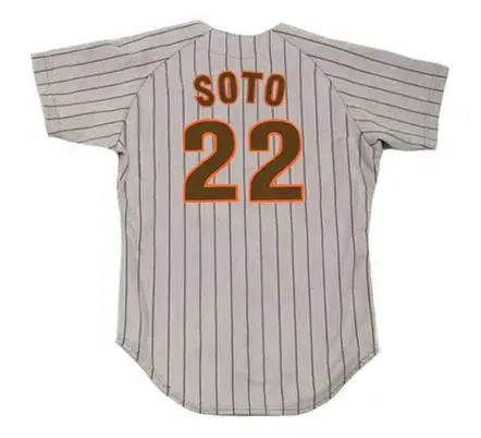 JUAN SOTO San Diego Padres 1980’s Away Majestic Throwback Baseball Jersey