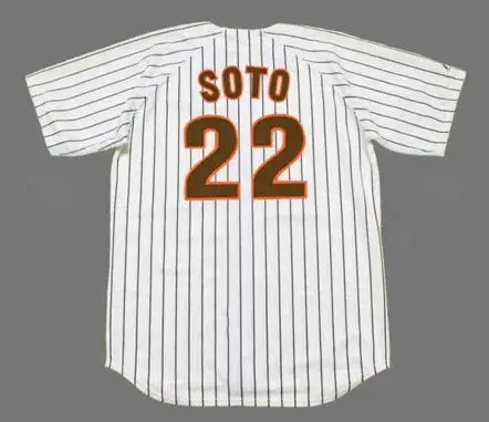 JUAN SOTO San Diego Padres 1980’s Home Majestic Throwback Baseball Jersey 