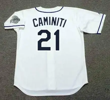KEN CAMINITI San Diego Padres 1998 Home Majestic Throwback Baseball Jersey