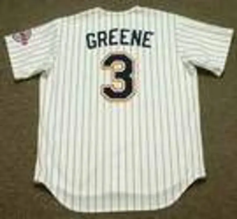 KHALIL GREENE San Diego Padres 1990’s Majestic Throwback Home Baseball Jersey 