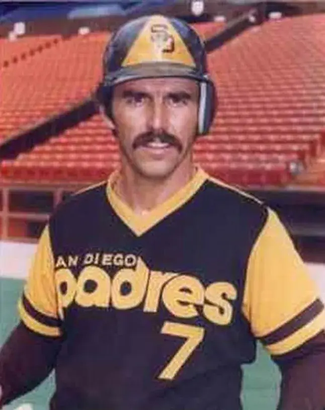 KURT BEVACQUA San Diego Padres 1979 Away Majestic Baseball Throwback Jersey 
