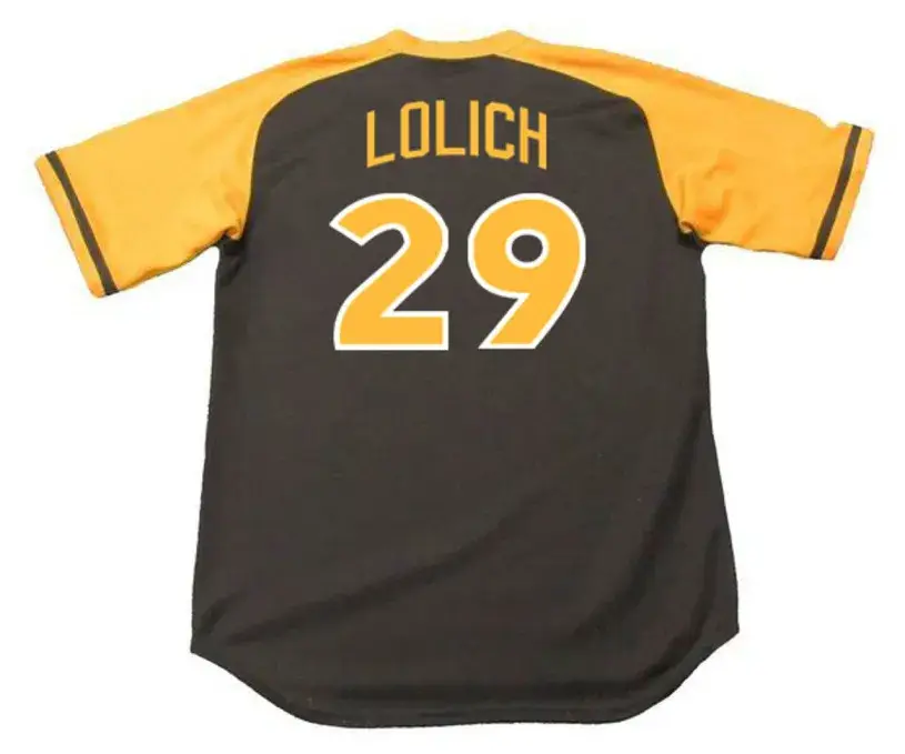 MICKEY LOLICH San Diego Padres 1979 Away Majestic Baseball Throwback Jersey