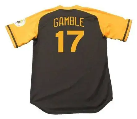 OSCAR GAMBLE San Diego Padres 1978 Away Majestic Baseball Throwback Jersey 