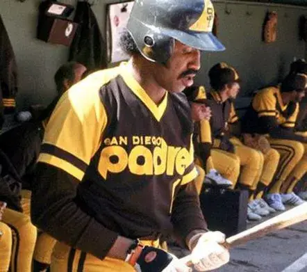 OSCAR GAMBLE San Diego Padres 1978 Away Majestic Baseball Throwback Jersey 