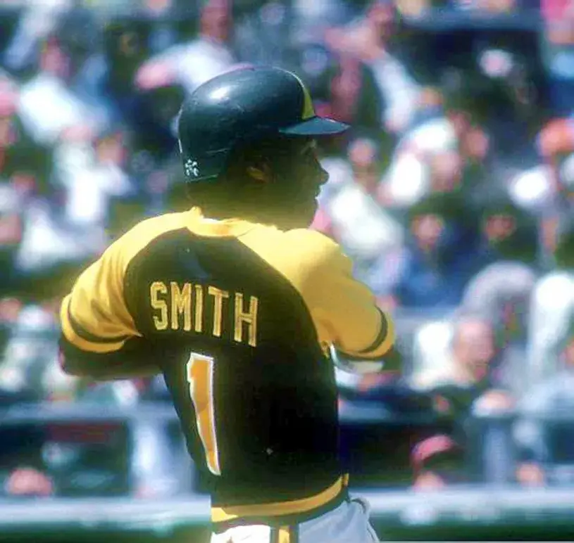 OZZIE SMITH San Diego Padres 1979 Away Majestic Baseball Throwback Jersey 