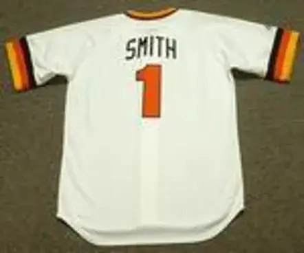 OZZIE SMITH San Diego Padres 1980 Majestic Cooperstown Throwback Home Baseball Jersey 