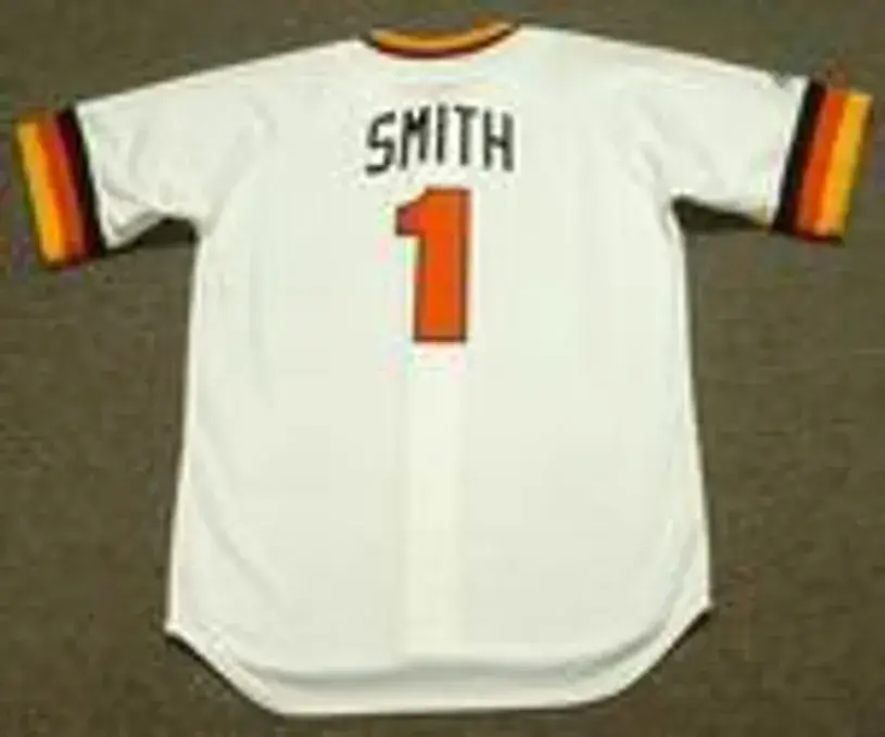 OZZIE SMITH San Diego Padres 1980 Majestic Cooperstown Throwback Home Baseball Jersey 