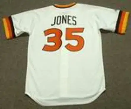 RANDY JONES San Diego Padres 1980 Majestic Cooperstown Throwback Home Baseball Jersey 