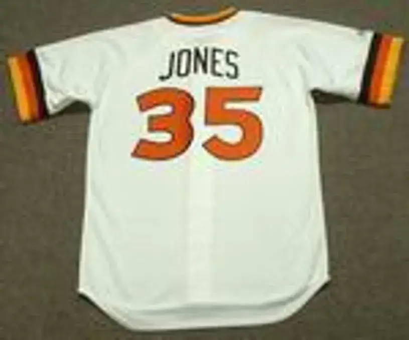 RANDY JONES San Diego Padres 1980 Majestic Cooperstown Throwback Home Baseball Jersey 
